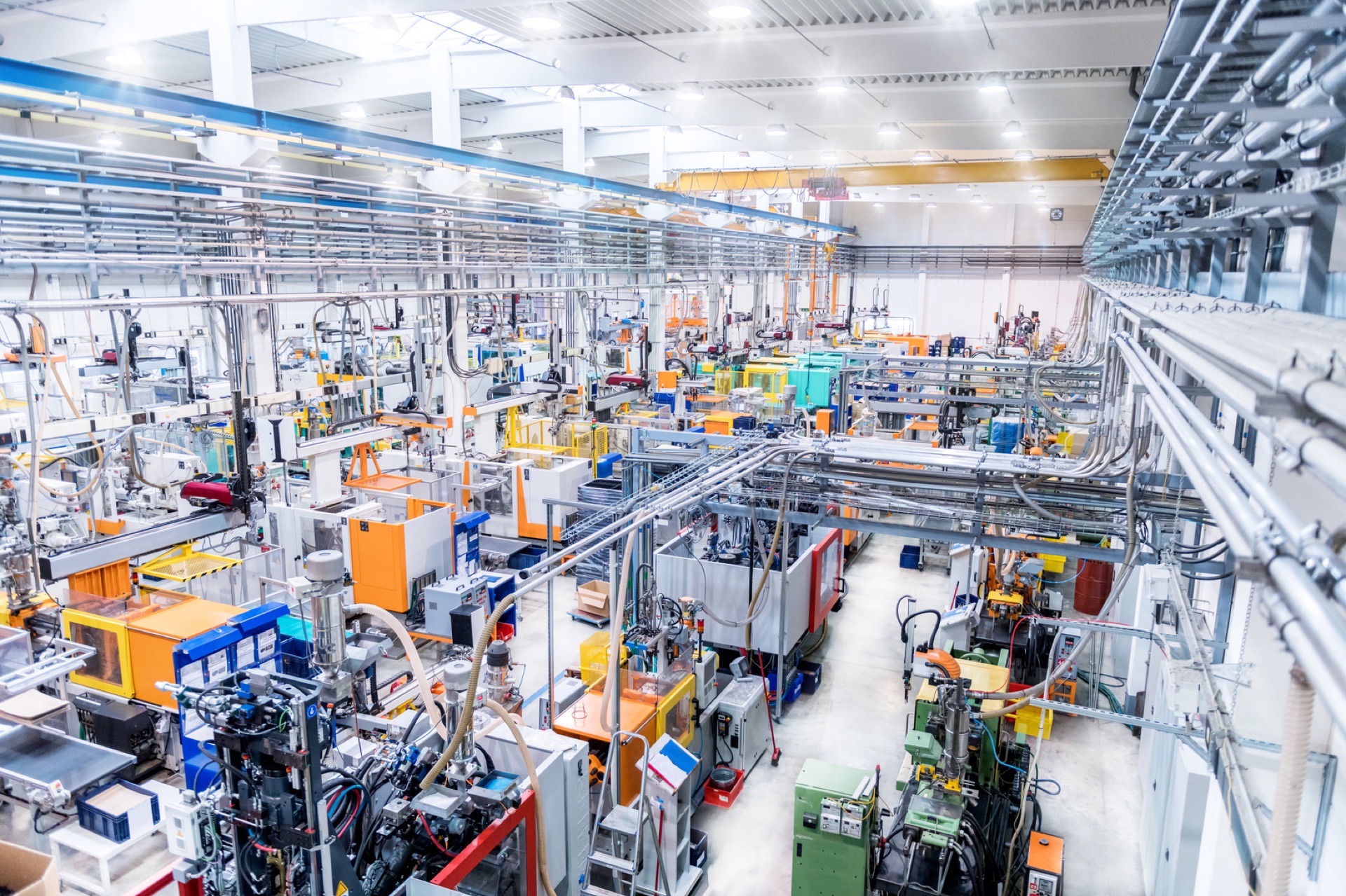 Manufacturing plant floor